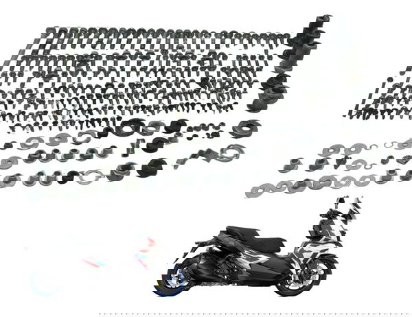 Kit Parafusos Diversos Bmw C 400x Sport 18-24 Original