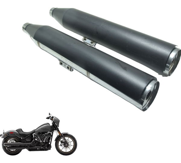 Par Ponteira Escape Harley Softail Low Rider S 117 21-24 Ori