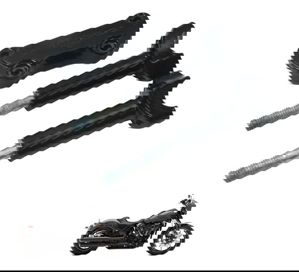 Par Riser Guidão Harley Softail Low Rider S 117 21-24 Origin Par Riser Guidão Harley Softail Low Rider S 117 21-24 Origin