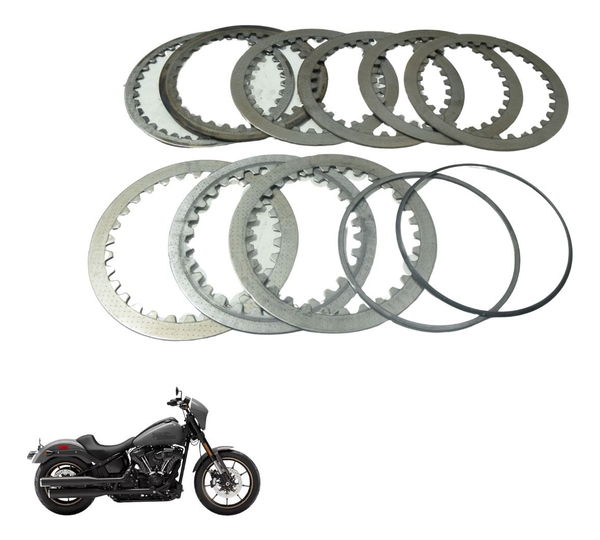 Jogo Disco Separador Harley Softail Low Rider S 117 21-24 Or