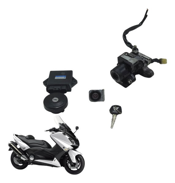 Kit Chave Ignição Modulo Ecu Yamaha Tmax 530 13-15 Original