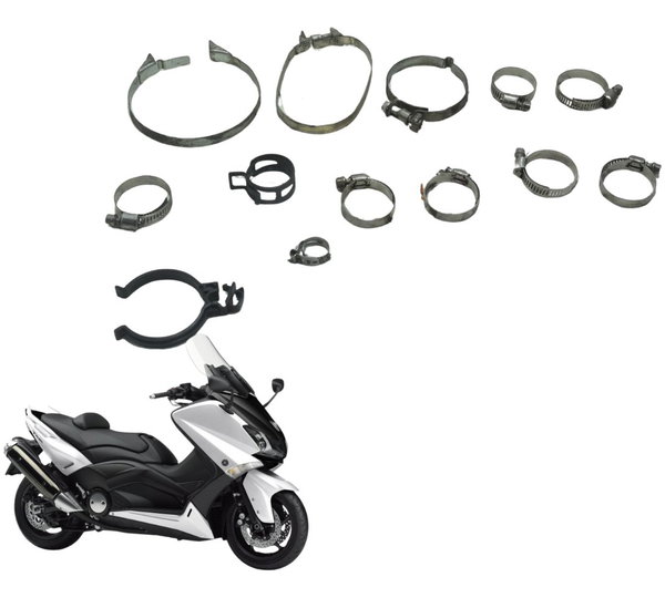Kit Abraçadeiras Diversas Yamaha Tmax 530 13-15 Original