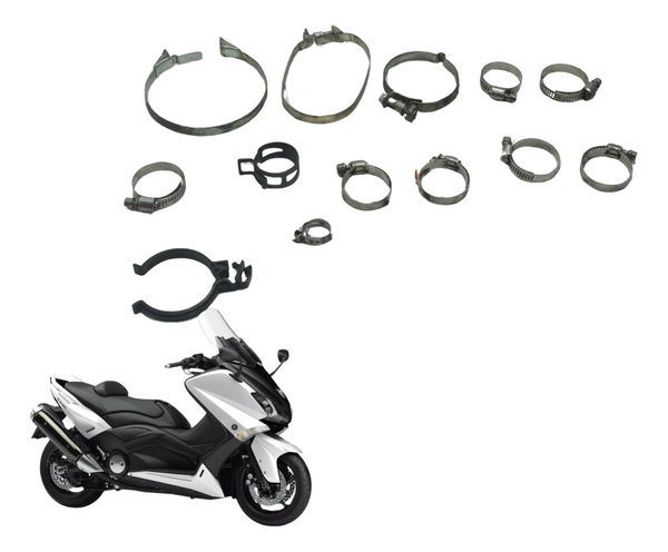 Kit Abraçadeiras Diversas Yamaha Tmax 530 13-15 Original