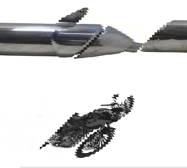 Ponteira Escape C/avaria Yamaha Tdm Twin 900 02-08 Original