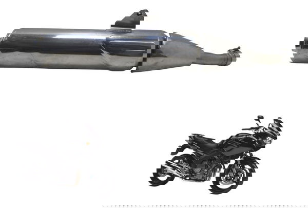 Ponteira Escape C/avaria Yamaha Tdm Twin 900 02-08 Original