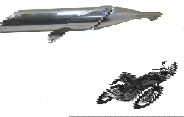 Ponteira Escape C/detal Yamaha Tdm Twin 900 02-08 Original