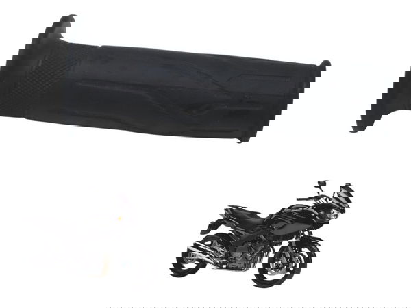 Manopla Esquerda Yamaha Tdm Twin 900 02-08 Original Preto