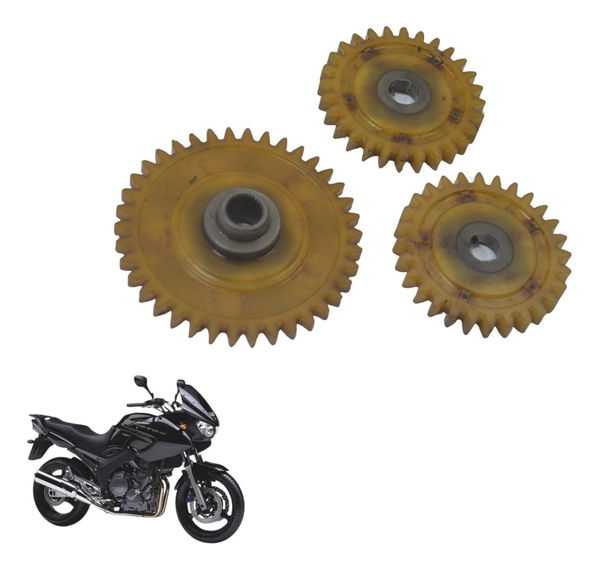 Jogo Engrenagem Bomba Óleo Yamaha Tdm Twin 900 02-08 Origi