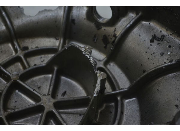 Tampa Embreagem Motor Dir C/avaria Honda Cbr 1000 Rr 04-07 Preto