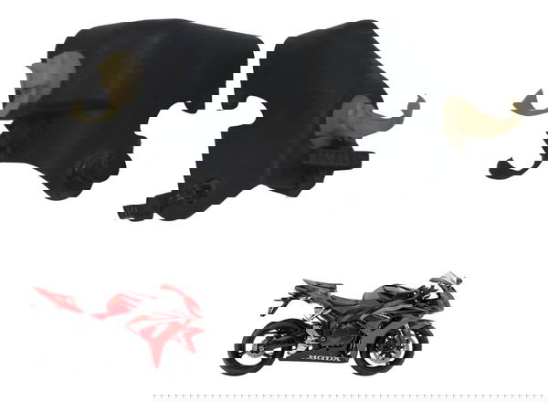 Par Acabamento Amortecedor Direção Honda Cbr 1000 Rr 04-07