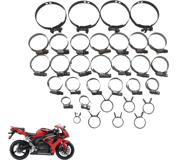 Kit Abraçadeiras Diversas Honda Cbr 1000 Rr 04-07 Original
