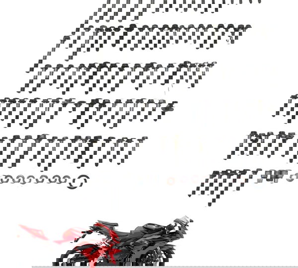 Kit Parafuso Motor Diversos Honda Cbr 1000 Rr 04-07 Original