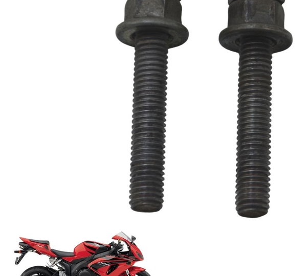 Par Parafuso Esticador Corrente Honda Cbr 1000 Rr 04-07 Orig