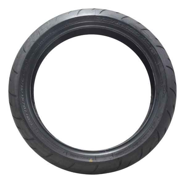 Pneu Bridgestone Battlax Bt015f Radial 120/70 Zr17 58w