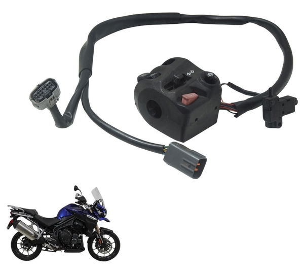 Chave Punho Luz C/avaria Triumph Tiger 1200 Ex 12-17 Origina