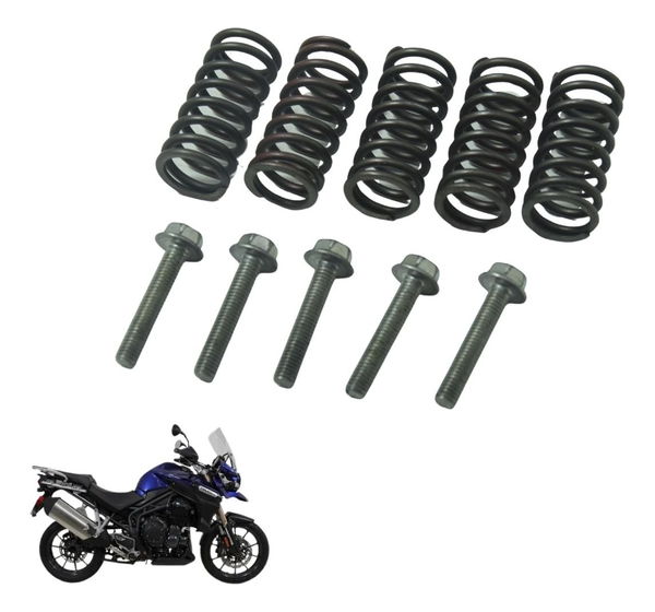 Jogo Mola Parafuso Embreagem Triumph Tiger 1200 Ex 12-17 Ori