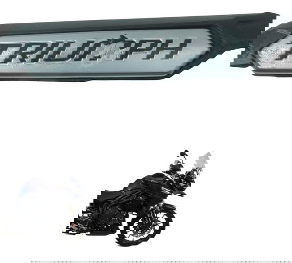 Emblema Tanque Esq C/avaria Triumph Tiger 1200 Ex 12-17 Orig