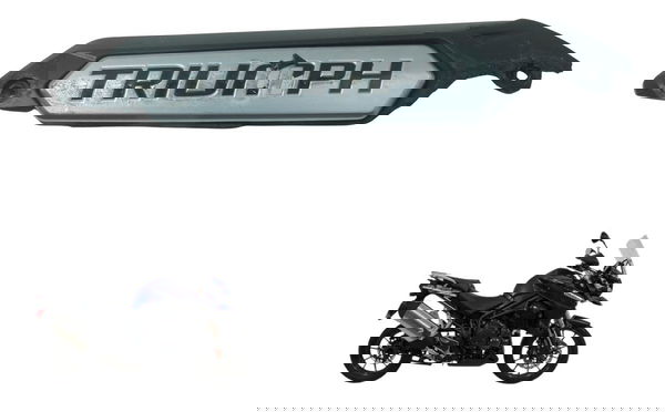 Emblema Tanque Esq C/avaria Triumph Tiger 1200 Ex 12-17 Orig