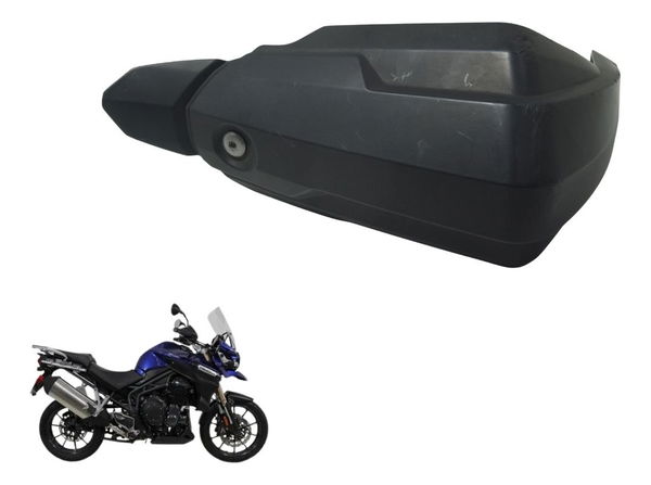 Protetor Punho Esq C/avaria Triumph Tiger 1200 Ex 12-17 Orig Preto Esquerdo
