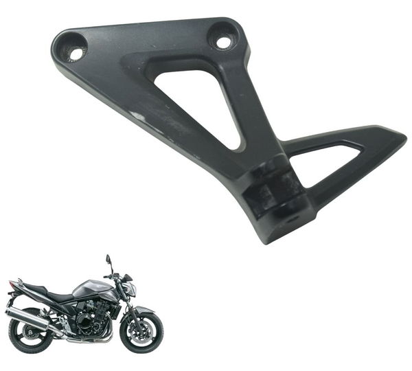 Suporte Pedaleira Tras Esq Suzuki Gsx 650 Bandit N 11-16 Ori Preto