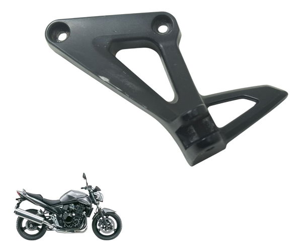 Suporte Pedaleira Tras Esq Suzuki Gsx 650 Bandit N 11-16 Ori Preto