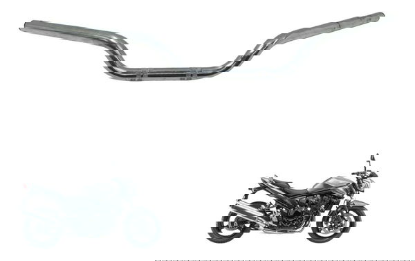 Guidão C/detalhes Suzuki Gsx 650 Bandit N 11-16 Original Cinza