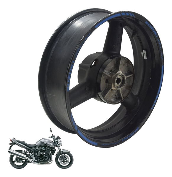 Roda Traseira Suzuki Gsx 650 Bandit N 11-16 Original Preto