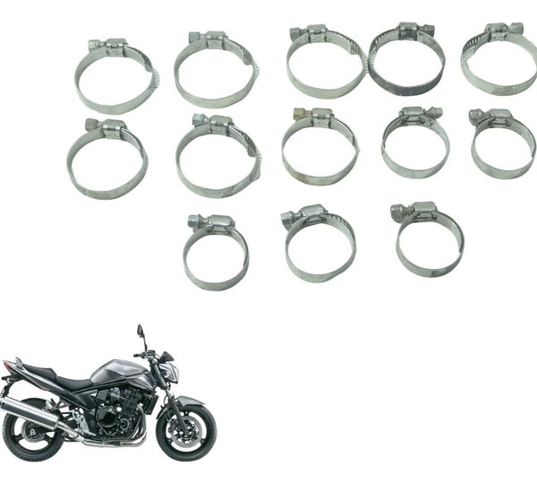 Kit Abraçadeiras Diversas Suzuki Gsx 650 Bandit N 11-16 Orig