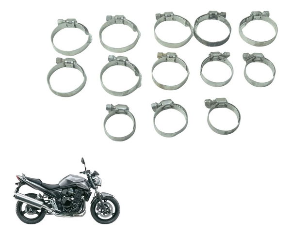 Kit Abraçadeiras Diversas Suzuki Gsx 650 Bandit N 11-16 Orig
