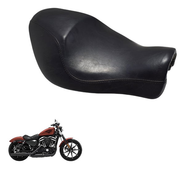 Banco Solo C/ Avaria Harley Sportster Iron 883 14-19 Orig Preto