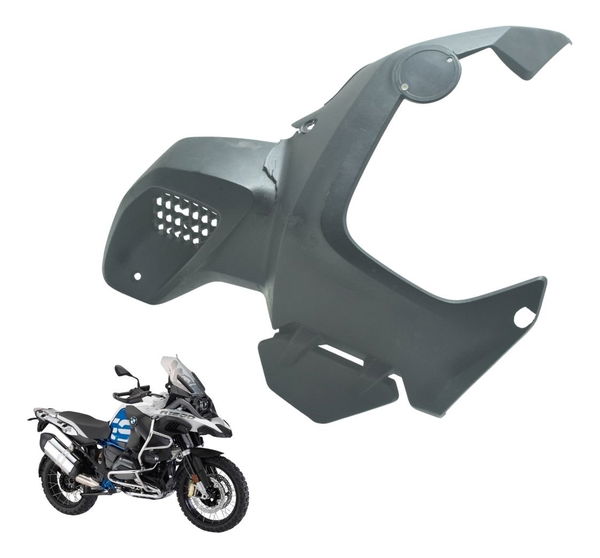 Carenagem Lateral Esq Com Avaria Bmw R1200 Gs Adv 13-19 Orig Cinza-escuro