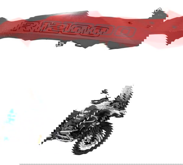 Carenagem Frontal Bico Esq C/ Avaria Bmw R1200 Gs Adv 13-19 Vermelho