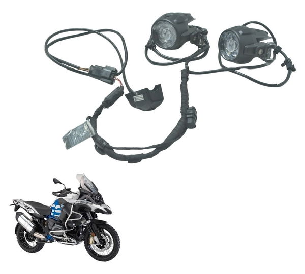 Kit Farol Auxiliar Completo Bmw R1200 Gs Adv 13-19 Original