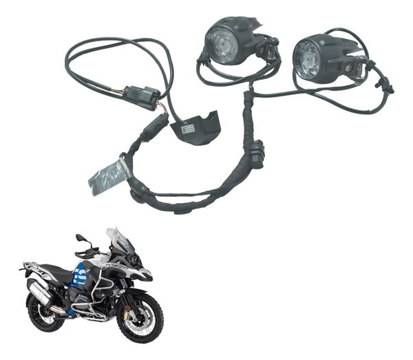 Kit Farol Auxiliar Completo Bmw R1200 Gs Adv 13-19 Original