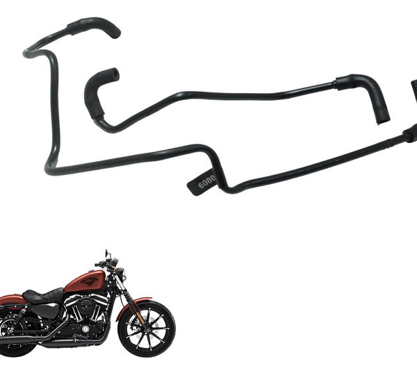 Par Mangueira Respiro Motor Harley Xl 1200 2013 Original