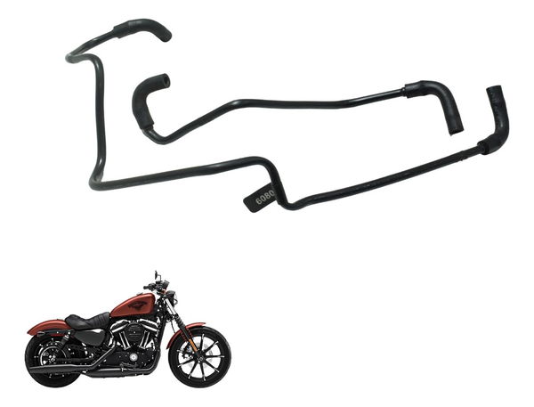 Par Mangueira Respiro Motor Harley Xl 1200 2013 Original