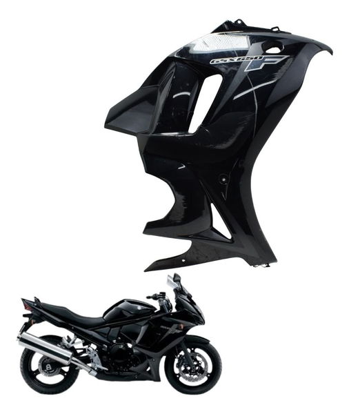 Carenagem Lateral Dir C/avaria Suzuki Gsx 650f 09-12 Orig Preto