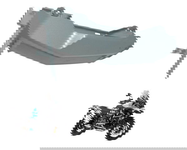 Carenagem Grade Farol C/ Avaria Bmw R1200 Gs Adv 13-19 Orig Cinza