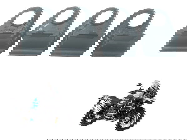 Jogo Acabamento Suporte Baú Bmw R1200 Gs Adv 13-19 Original