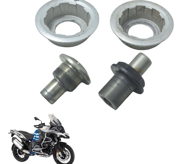 Kit Parafuso Eixo Quadro Elástico Bmw R1200 Gs Adv 13-19
