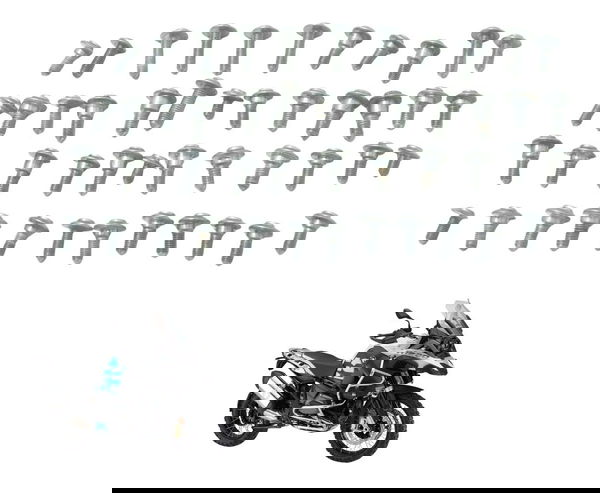 Kit Parafuso Carenagem Bmw R1200 Gs Adv 13-19 Original