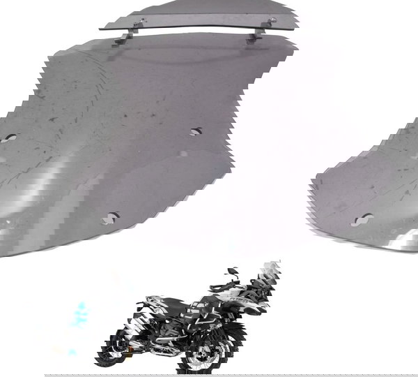 Parabrisa Bolha C/defletor Paralelo Bmw R1200 Gs Adv 13-19