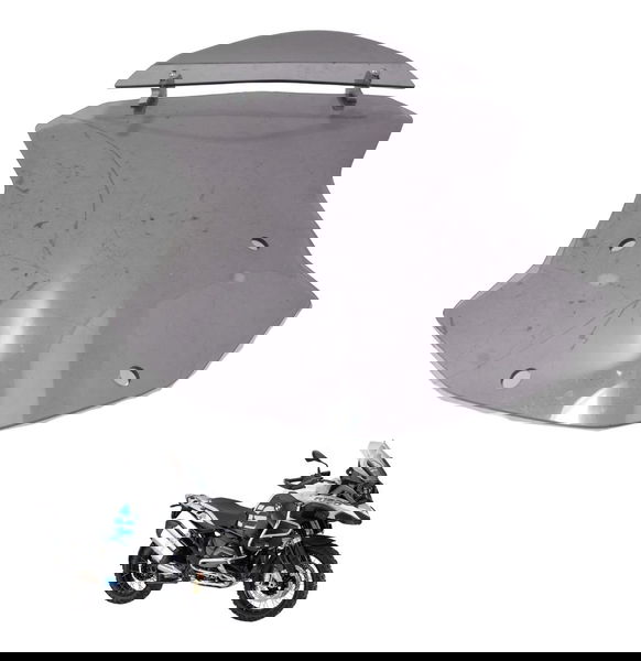 Parabrisa Bolha C/defletor Paralelo Bmw R1200 Gs Adv 13-19