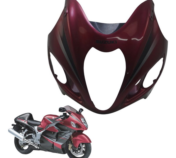 Carenagem Frontal Farol Ava Suzuki Gsx-r 1300 Hayabusa 99-07 Preto