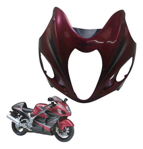 Carenagem Frontal Farol Ava Suzuki Gsx-r 1300 Hayabusa 99-07 Preto