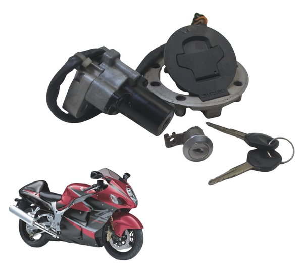 Kit Chave Ignição Suzuki Gsx-r 1300 Hayabusa 99-07 Original