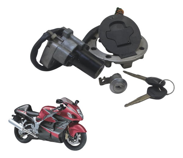 Kit Chave Ignição Suzuki Gsx-r 1300 Hayabusa 99-07 Original