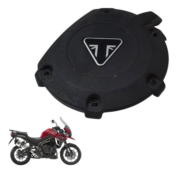 Acabamento Tampa Motor Triumph Tiger 1200 Xca 2017 Original Preto