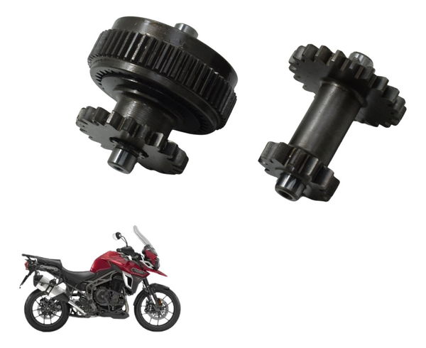 Par Engrenagem Redução Partida Triumph Tiger 1200 Xca 2017