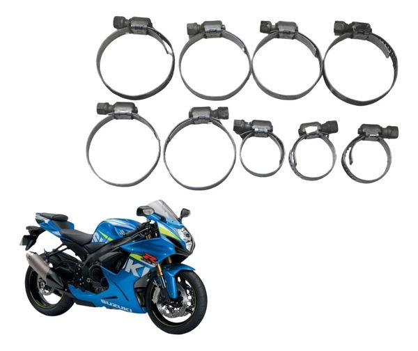 Kit Abraçadeiras Suzuki Gsx-r Srad 750 Gp 14-16 Original